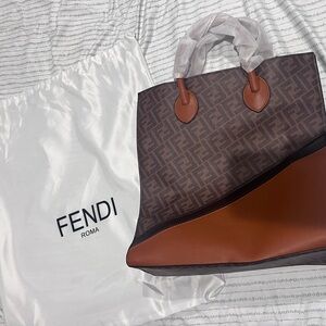 Large Fendi Tote with straps